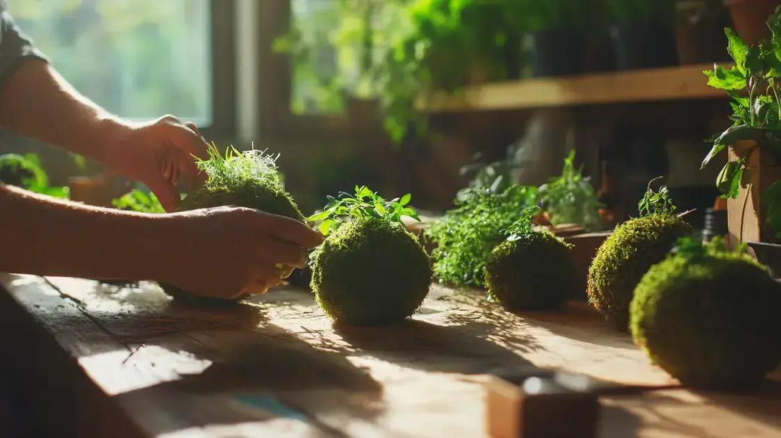 Benefícios da kokedama para Plantas