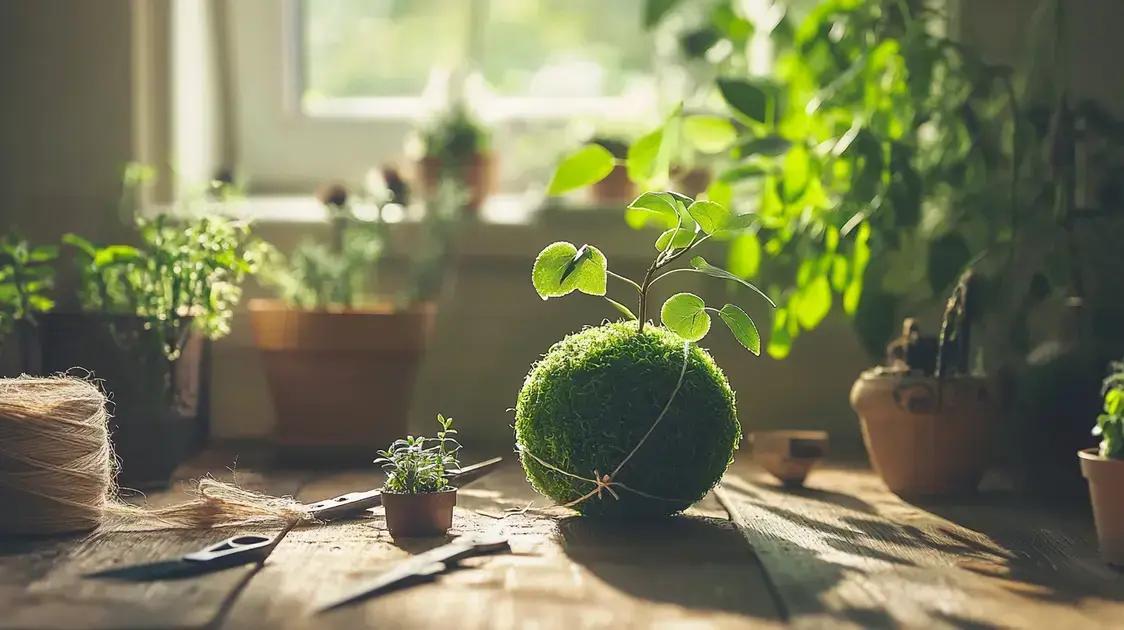 Materiais Necessários para Kokedama