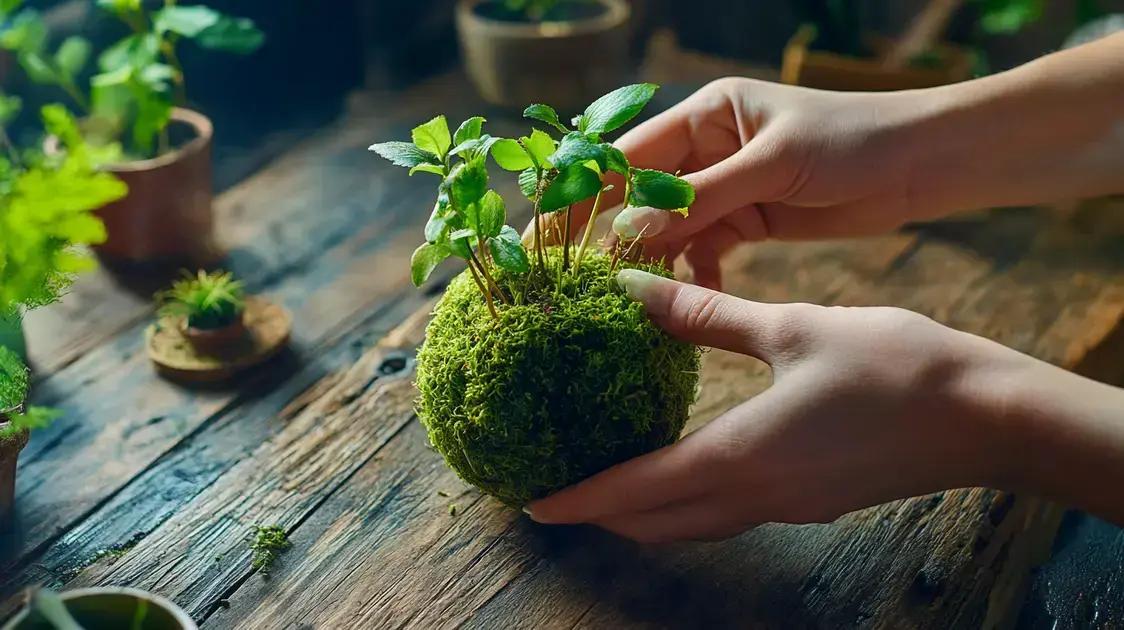 Passo a Passo para Criar Kokedama